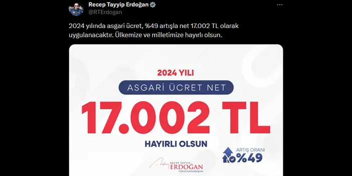 Bakan Işıkhan açıkladı! 2024 yılı asgari ücret belli oldu