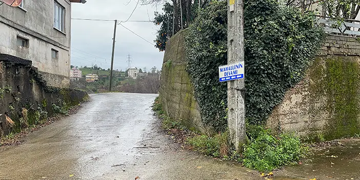 Rize'de "mahallenin devamı" tabelası hayrete düşürdü