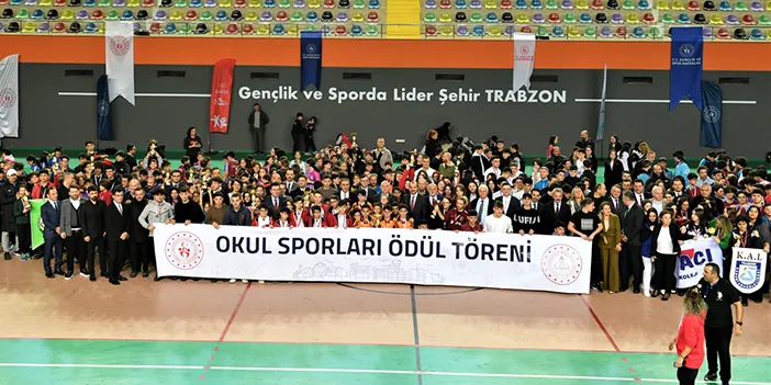 Trabzon'da okul sporları toplu açılış töreni gerçekleştirildi