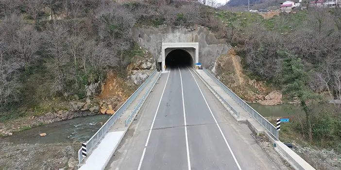 Doğu Karadeniz'i İç Anadolu'ya bağlayan Dereli yolu, ulaşım süresini yarıya düşürdü