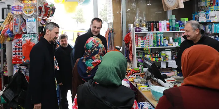 Akçaabat Belediye Başkanı Osman Nuri Ekim esnafla buluştu "En iyisinin peşinden..."