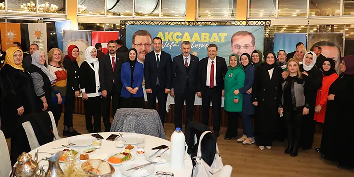 Akçaabat Belediye Başkanı Ekim Vefa Buluşması'nda konuştu "Ortak bir dava için mücadele ediyoruz"