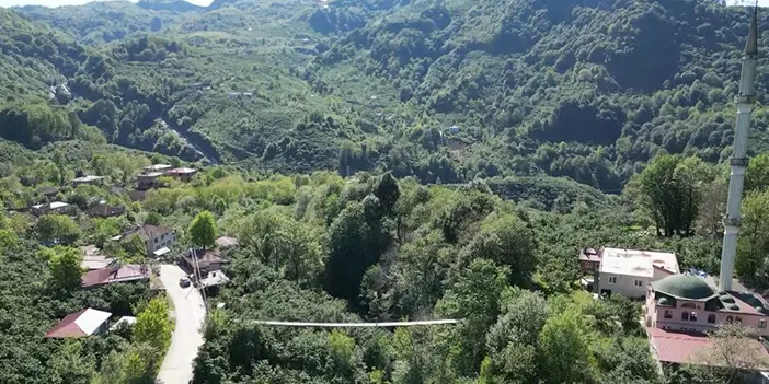 Samsun'da asma köprü vatandaşların ilgi odağı oldu! 