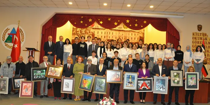 Trabzon Lisesi'nden anlamlı proje! Anılar sanatla canlandı 