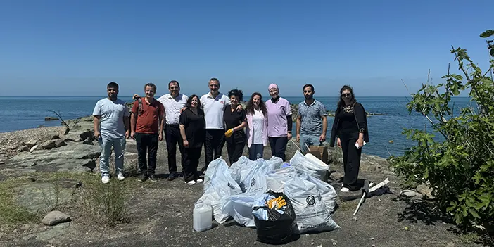 Trabzon'da sağlıkçılar çevreyi de iyileştiriyor