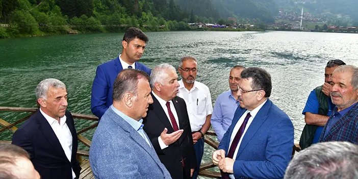 Trabzon'da Vali Yıldırım ve Başkan Genç'ten Uzungöl ziyareti! "2 milyonu aşkın ziyaretçinin geldiği önemli bir alan"