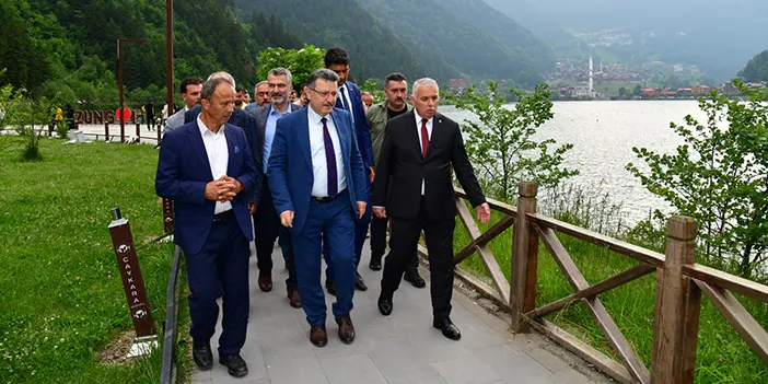 Trabzon'da Vali Yıldırım ve Başkan Genç'ten Uzungöl ziyareti! "2 milyonu aşkın ziyaretçinin geldiği önemli bir alan"