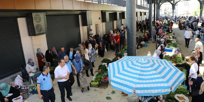 Akçaabat'ta kadınlar pazarı hizmete açıldı