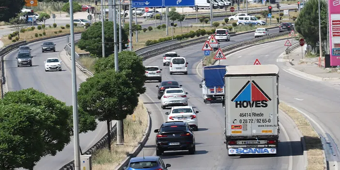 Ankara-Samsun kara yolunda trafik yoğunluğu başladı