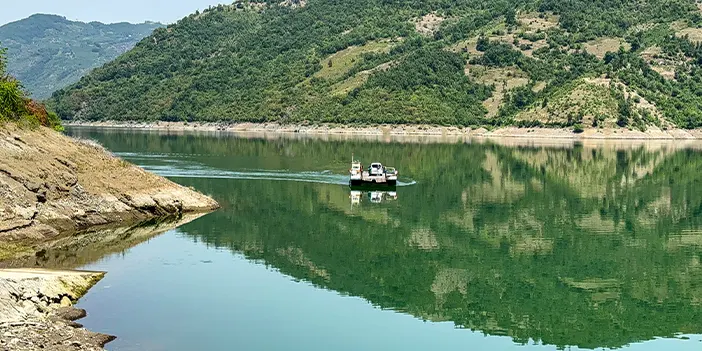 Tokat'ta feribota binip Ordu'da iniyorlar