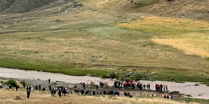 Erzurum'da acı olay! Dereyi geçerken akıntıya kapıldı