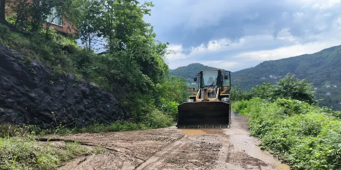 Trabzon'da sağanak etkili oldu! 