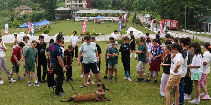 Trabzon'da çocuklara doğada eğitim! "Unutulmaz bir deneyim"