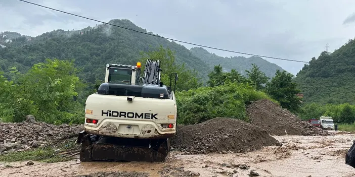 Trabzon Büyükşehir sel ve heyelana karşı teyakkuzda! 