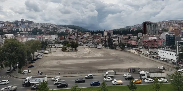 Trabzon'da eski otogar otopark oldu! 