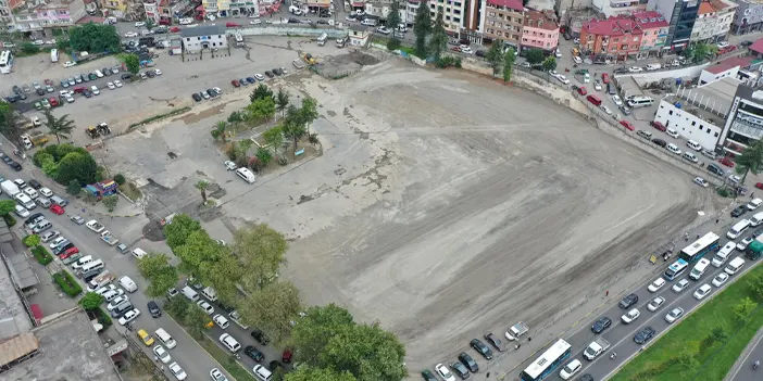 Trabzon'da eski otogar otopark oldu! 