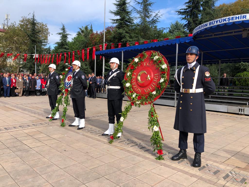 Trabzon'da 29 Ekim Cumhuriyet Bayramı törenle kutlandı!