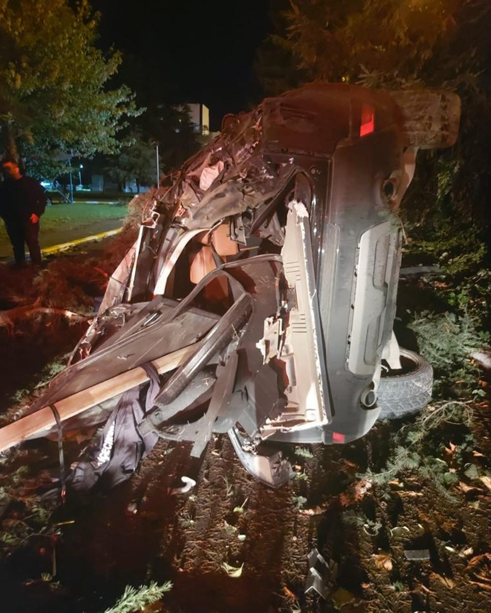 Trabzon’da iş adamı  trafik kazasında hayatını kaybetti