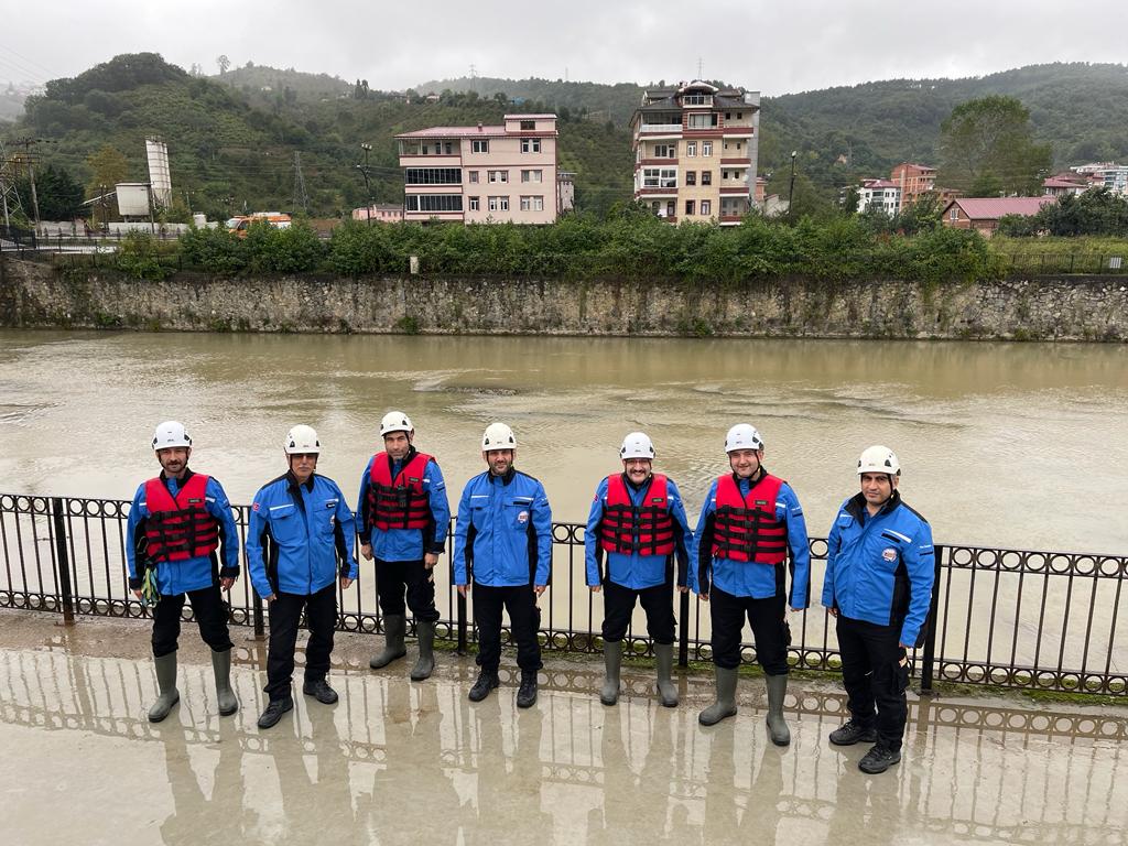 Trabzon'da "Sel, Taşkın, Kayıp Arama-Kurtarma Tatbikatı”