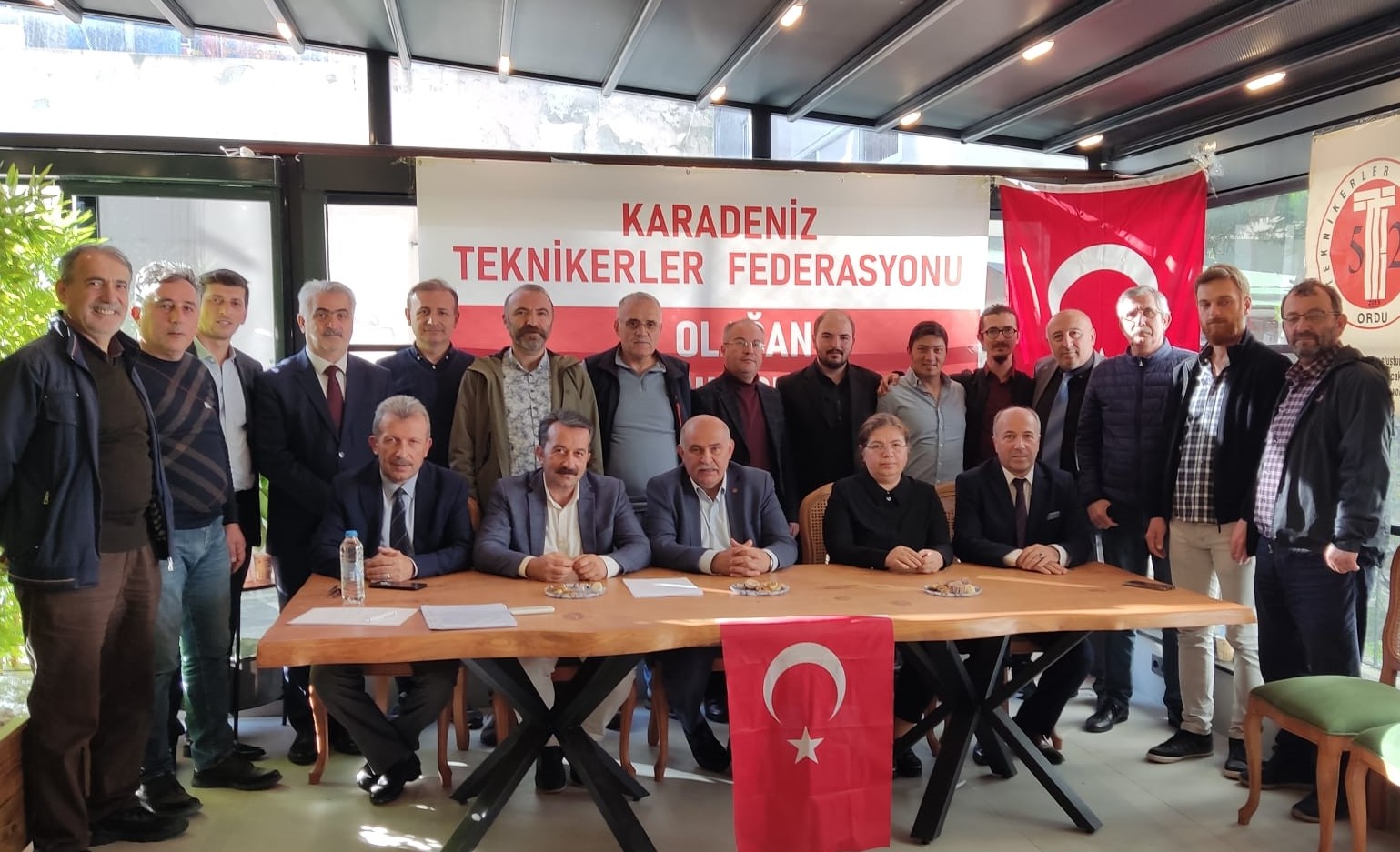 Orhan Baki yeniden Karadeniz Teknikerler Federasyonu başkanı