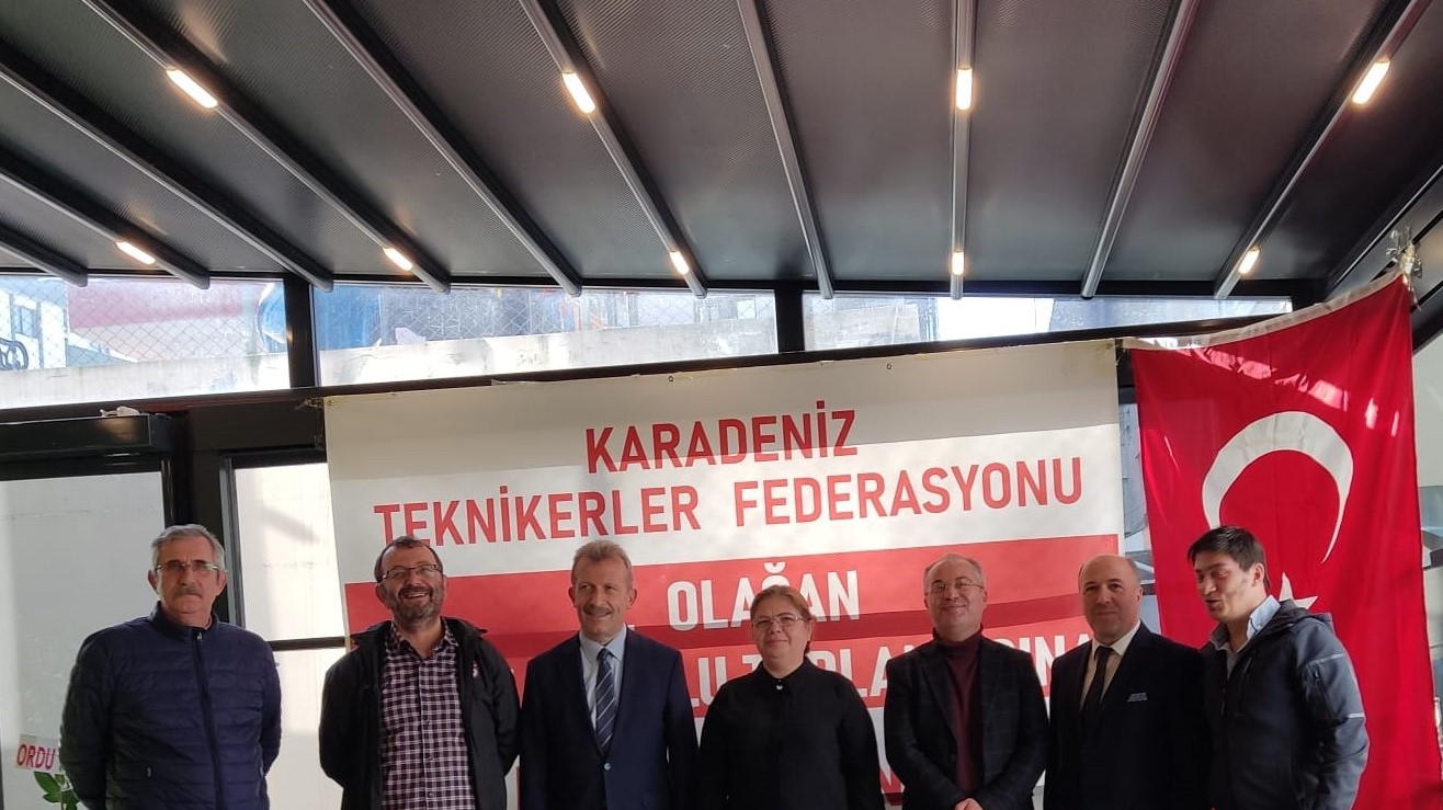 Orhan Baki yeniden Karadeniz Teknikerler Federasyonu başkanı