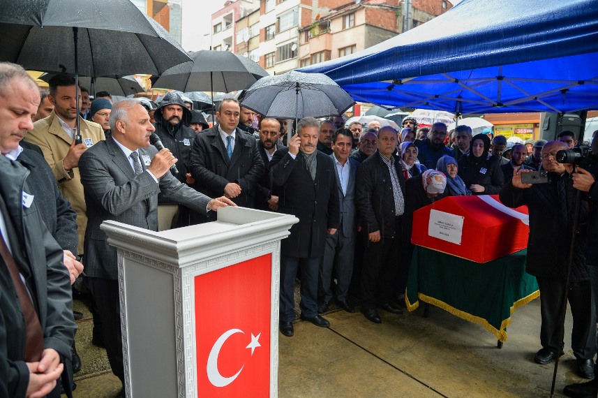 Trabzon’da Ahmet Adanur için tören!