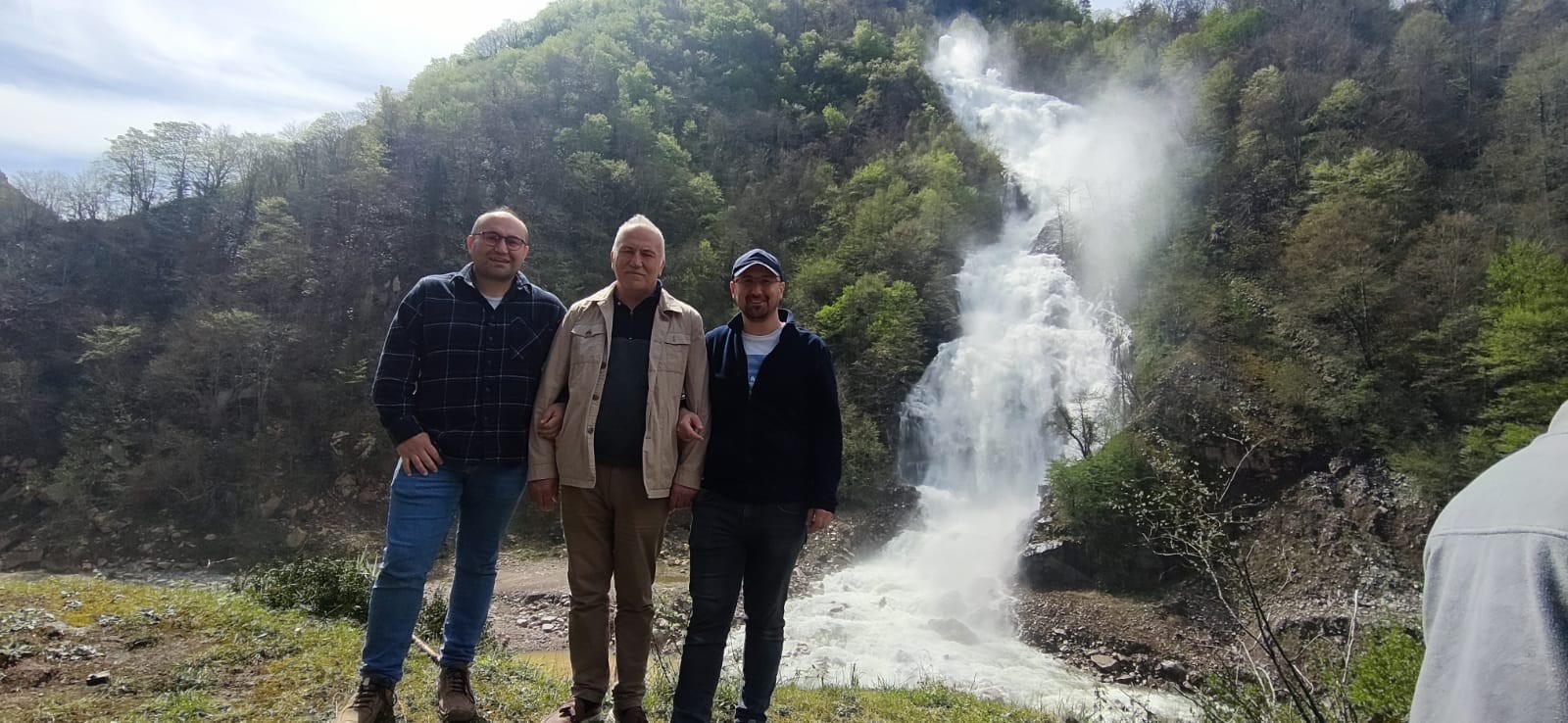 Giresun’da yapay şelale ilgi görüyor