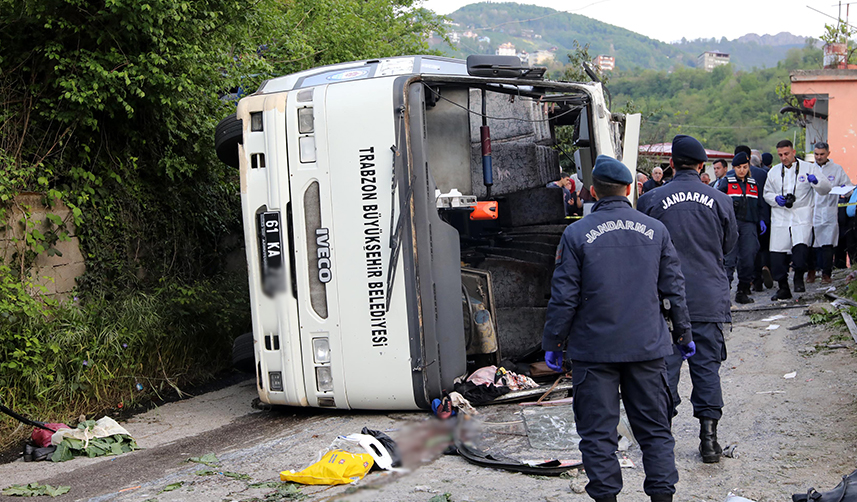 Trabzon'da 5 kişinin yaşamını yitirdiği kazanın müfettiş incelemesi belli oldu