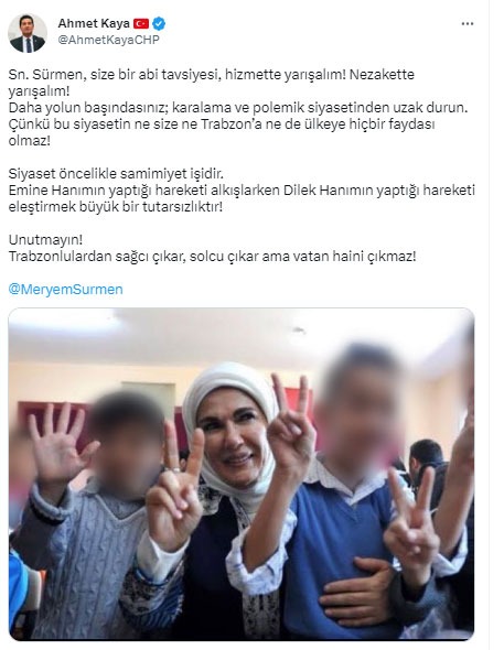 CHP Trabzon Milletvekili adayı Suiçmez'den Meryem Sürmen'e yanıt! 